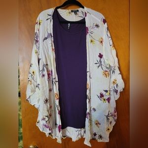BUNDLE torrid kimono and batwing sleeve shirt